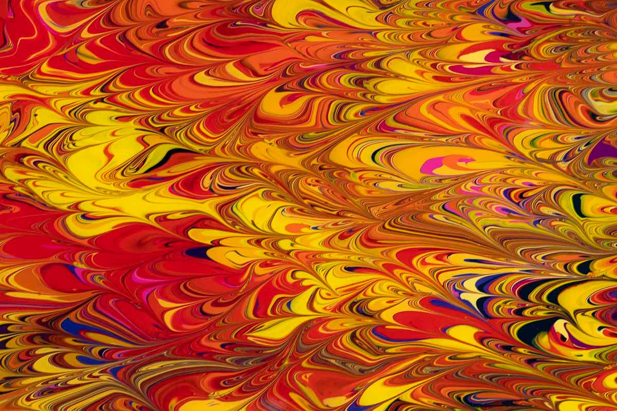 Fire - Original by artist Alex Echo - Wyecliffe Galleries