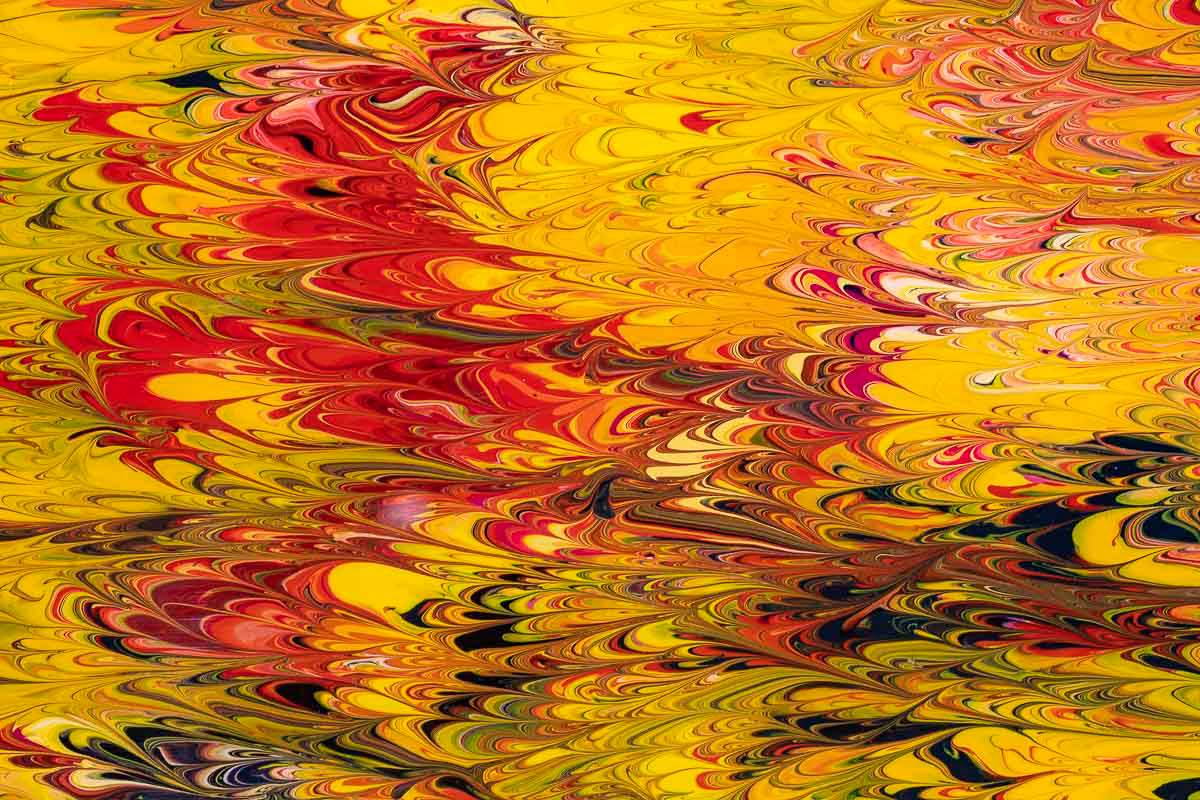 Fire - Original by artist Alex Echo - Wyecliffe Galleries