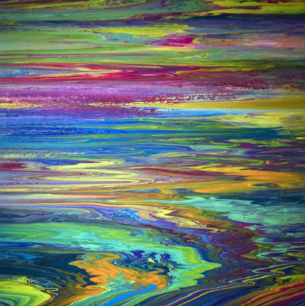 La Ballet Infini De La Mer II - Original - SOLD by artist Alex Echo - Wyecliffe Galleries