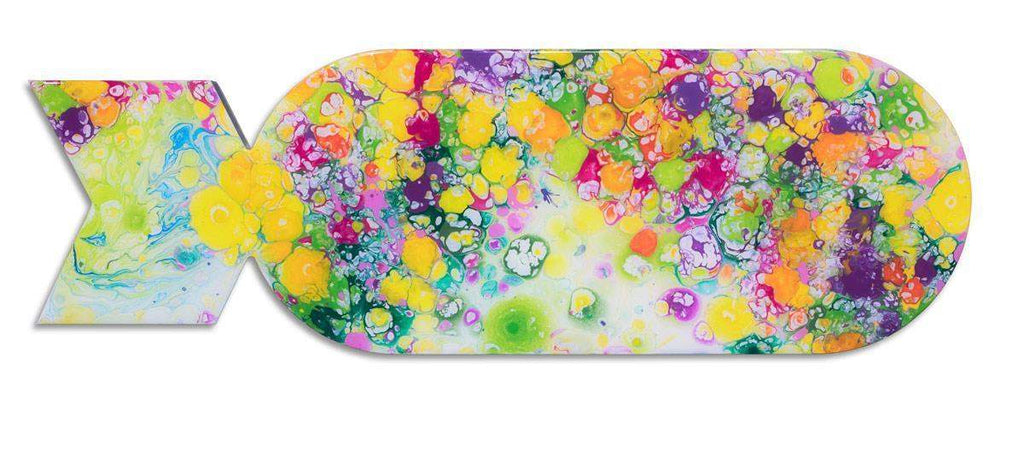 Love Bomb I - Original - SOLD by artist Alex Echo - Wyecliffe Galleries