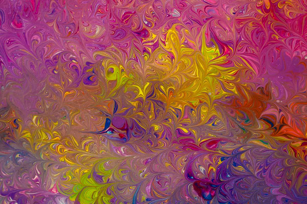 Rainbow 13 - Original by artist Alex Echo - Wyecliffe Galleries