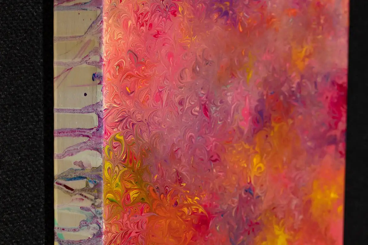 Rainbow 13 - Original by artist Alex Echo - Wyecliffe Galleries