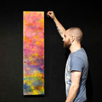 Rainbow 13 - Original by artist Alex Echo - Wyecliffe Galleries