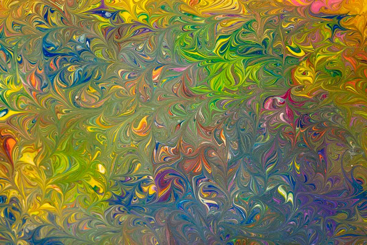 Rainbow 13 - Original by artist Alex Echo - Wyecliffe Galleries