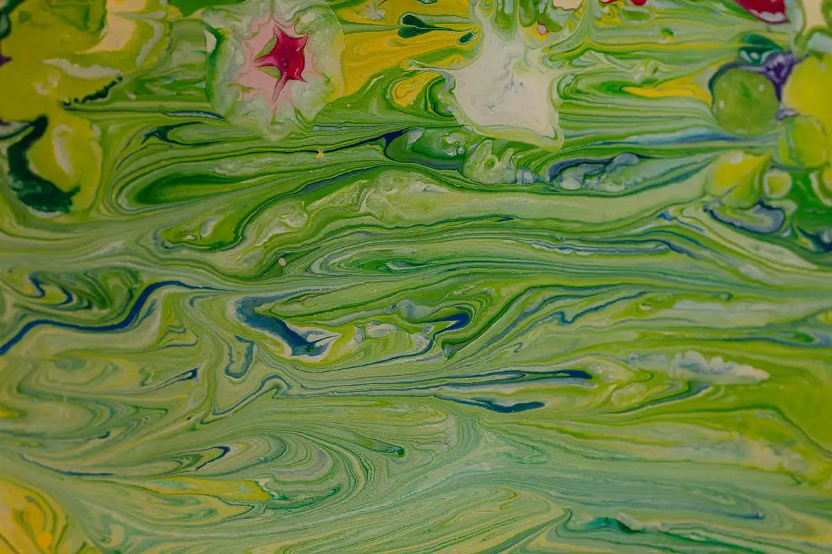 Waterlilies I - Original by artist Alex Echo - Wyecliffe Galleries