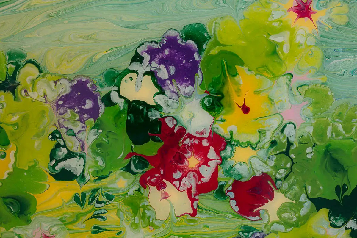 Waterlilies I - Original by artist Alex Echo - Wyecliffe Galleries