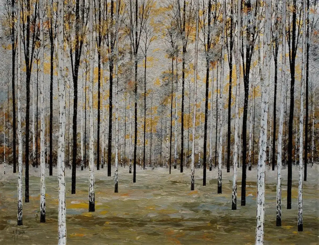 A Silver Winter - Original - SOLD by artist Alex Jawdokimov - Wyecliffe Galleries