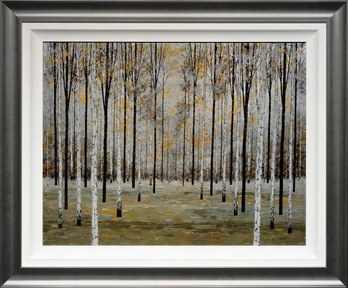 A Silver Winter - Original - SOLD by artist Alex Jawdokimov - Wyecliffe Galleries