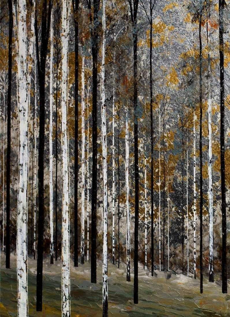 A Silver Winter - Original - SOLD by artist Alex Jawdokimov - Wyecliffe Galleries