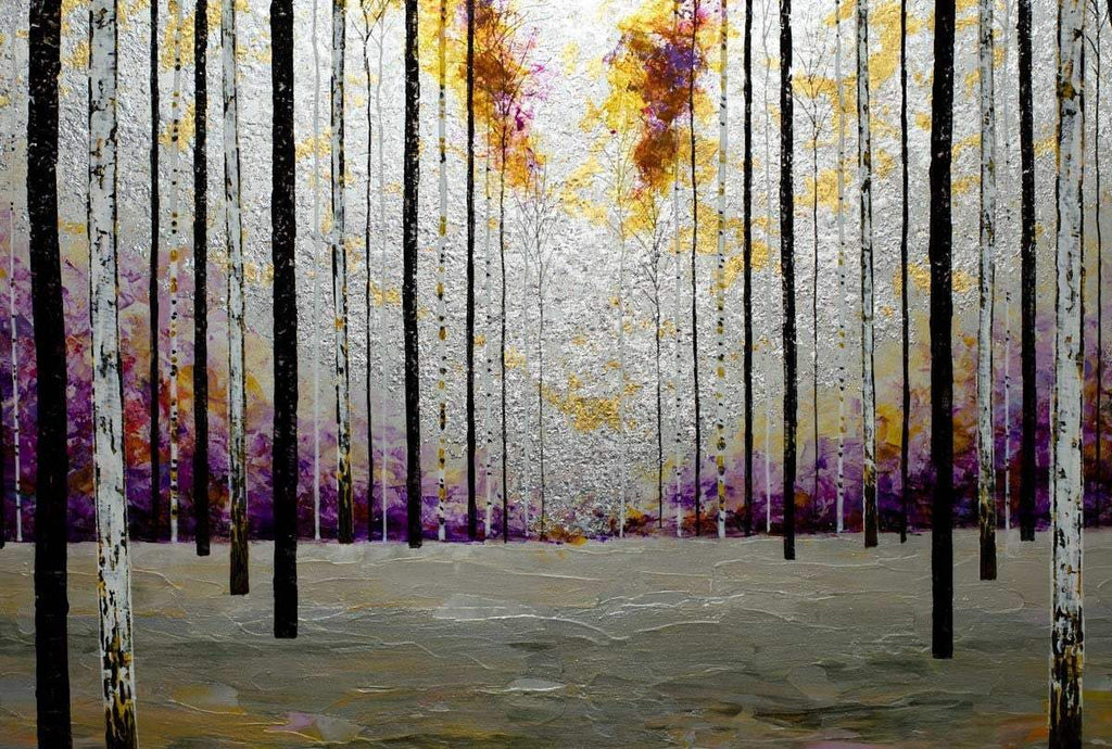 A Winters Walk - SOLD by artist Alex Jawdokimov - Wyecliffe Galleries