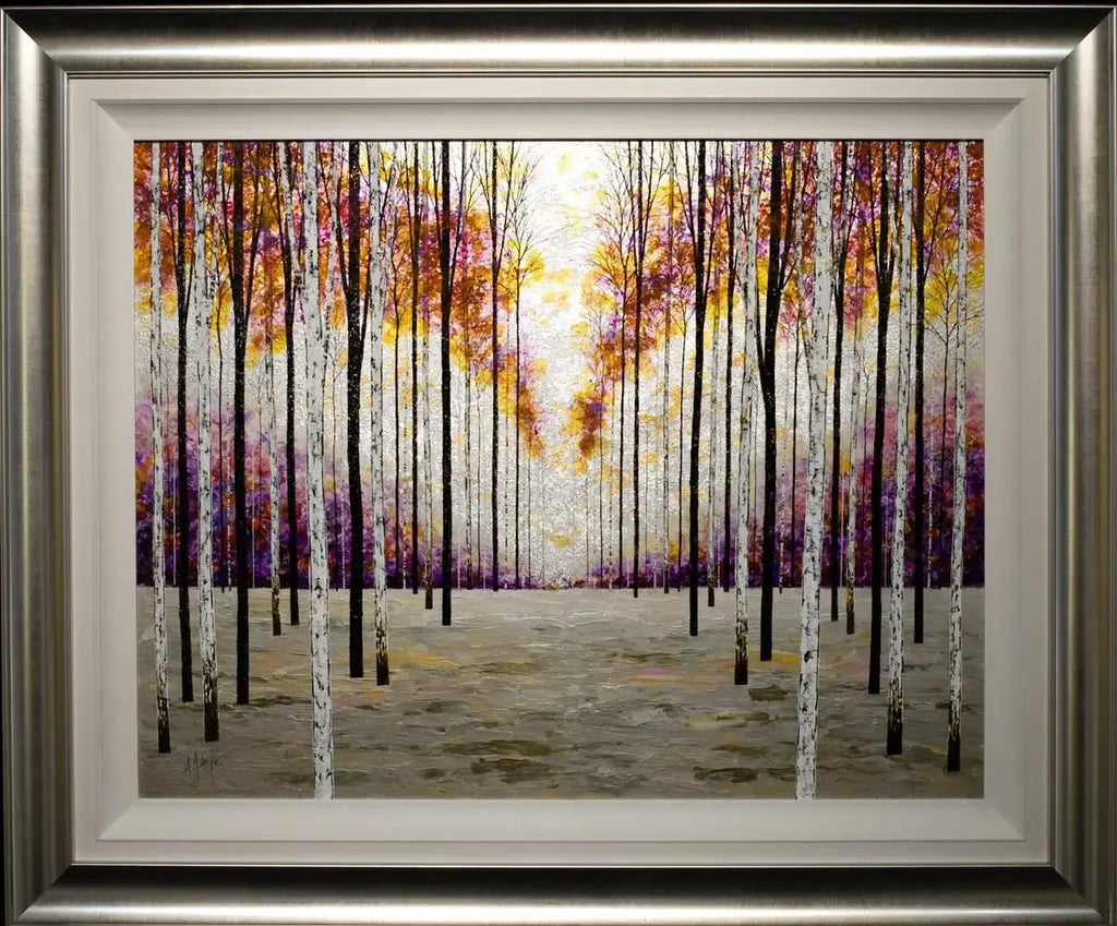 A Winters Walk - SOLD by artist Alex Jawdokimov - Wyecliffe Galleries
