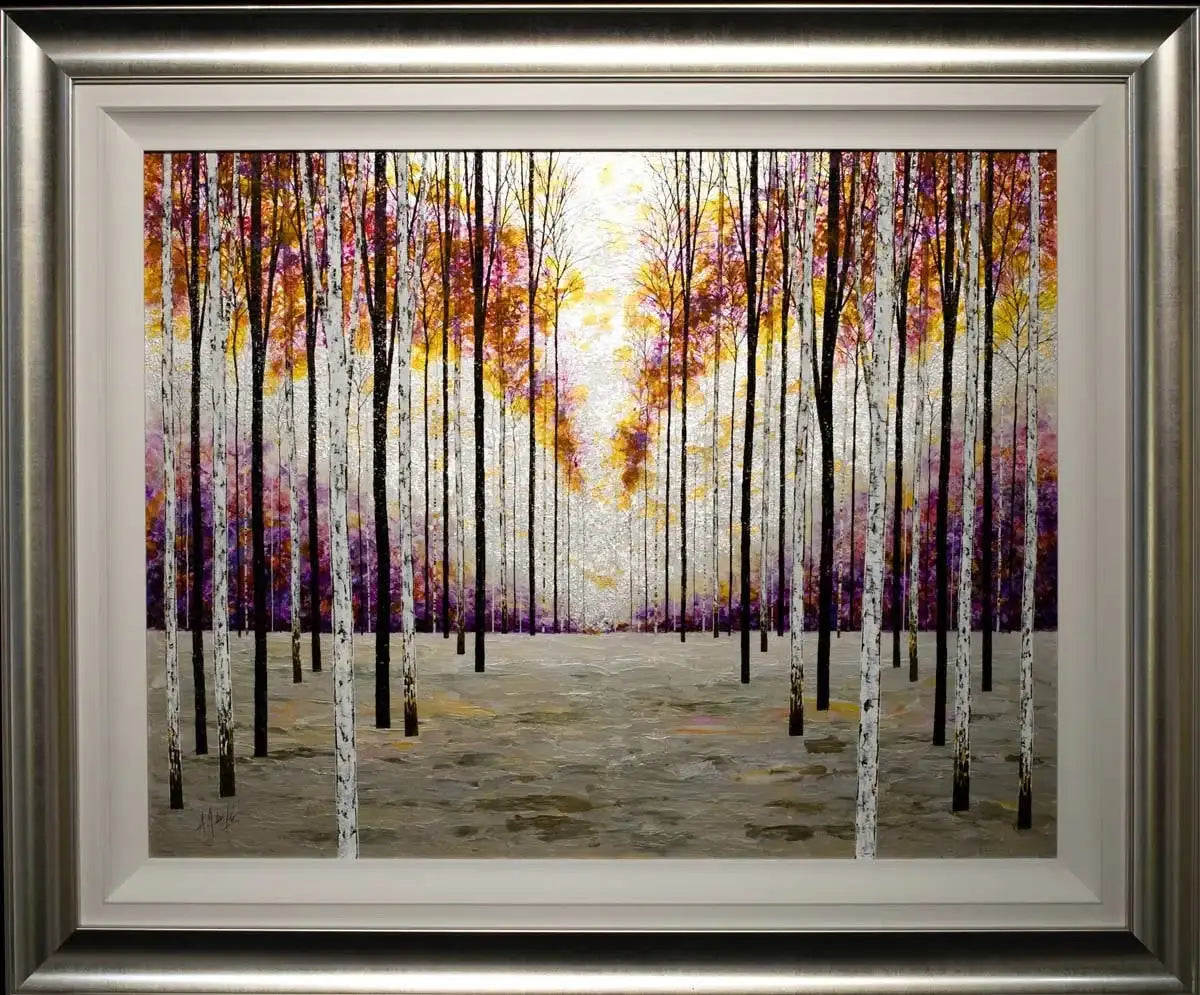 A Winters Walk - SOLD by artist Alex Jawdokimov - Wyecliffe Galleries