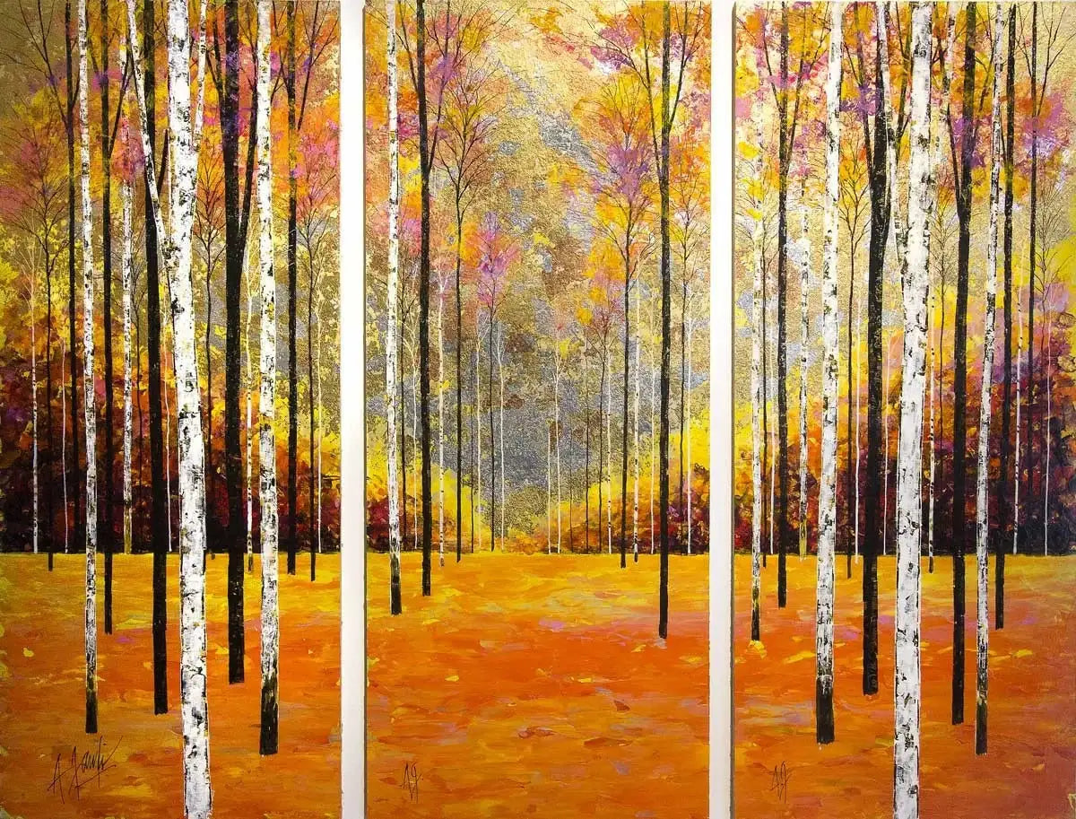 Autumn Glow - SOLD by artist Alex Jawdokimov - Wyecliffe Galleries