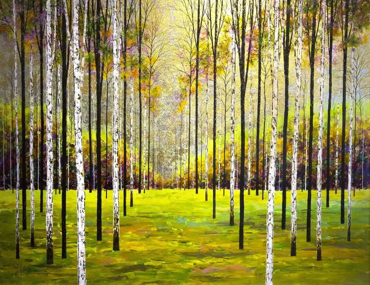 Blanket of Green - SOLD by artist Alex Jawdokimov - Wyecliffe Galleries