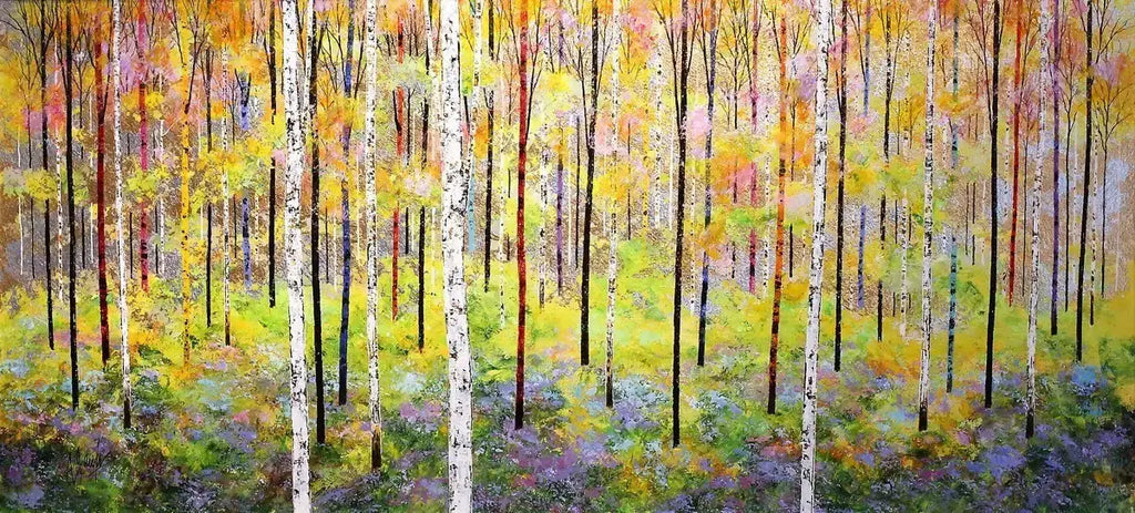 Bluebell Woods - SOLD by artist Alex Jawdokimov - Wyecliffe Galleries