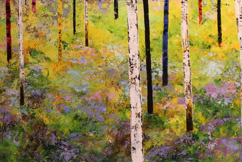 Bluebell Woods - SOLD by artist Alex Jawdokimov - Wyecliffe Galleries