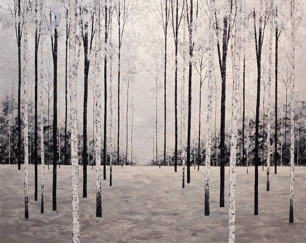 Forest of Silver - SOLD by artist Alex Jawdokimov - Wyecliffe Galleries