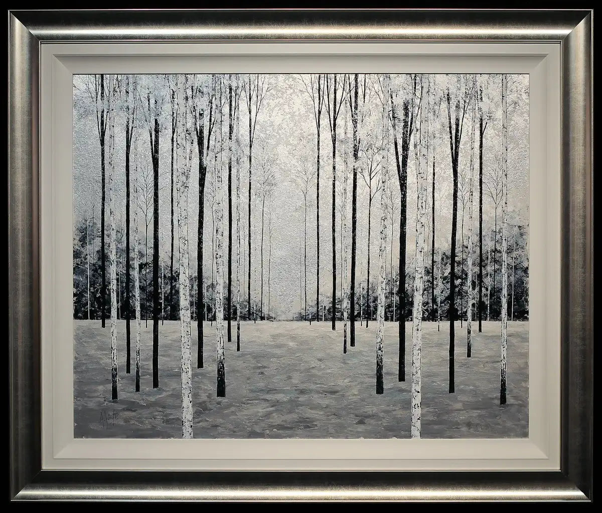 Forest of Silver - SOLD by artist Alex Jawdokimov - Wyecliffe Galleries