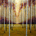 Golden Skies - SOLD by artist Alex Jawdokimov - Wyecliffe Galleries