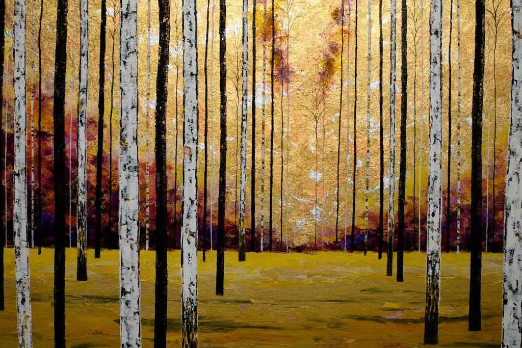 Golden Skies - SOLD by artist Alex Jawdokimov - Wyecliffe Galleries
