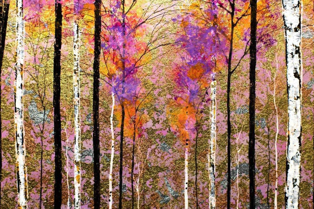 Purple Hope - SOLD by artist Alex Jawdokimov - Wyecliffe Galleries