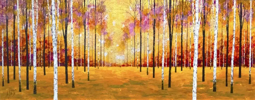 Silver and Gold - SOLD by artist Alex Jawdokimov - Wyecliffe Galleries