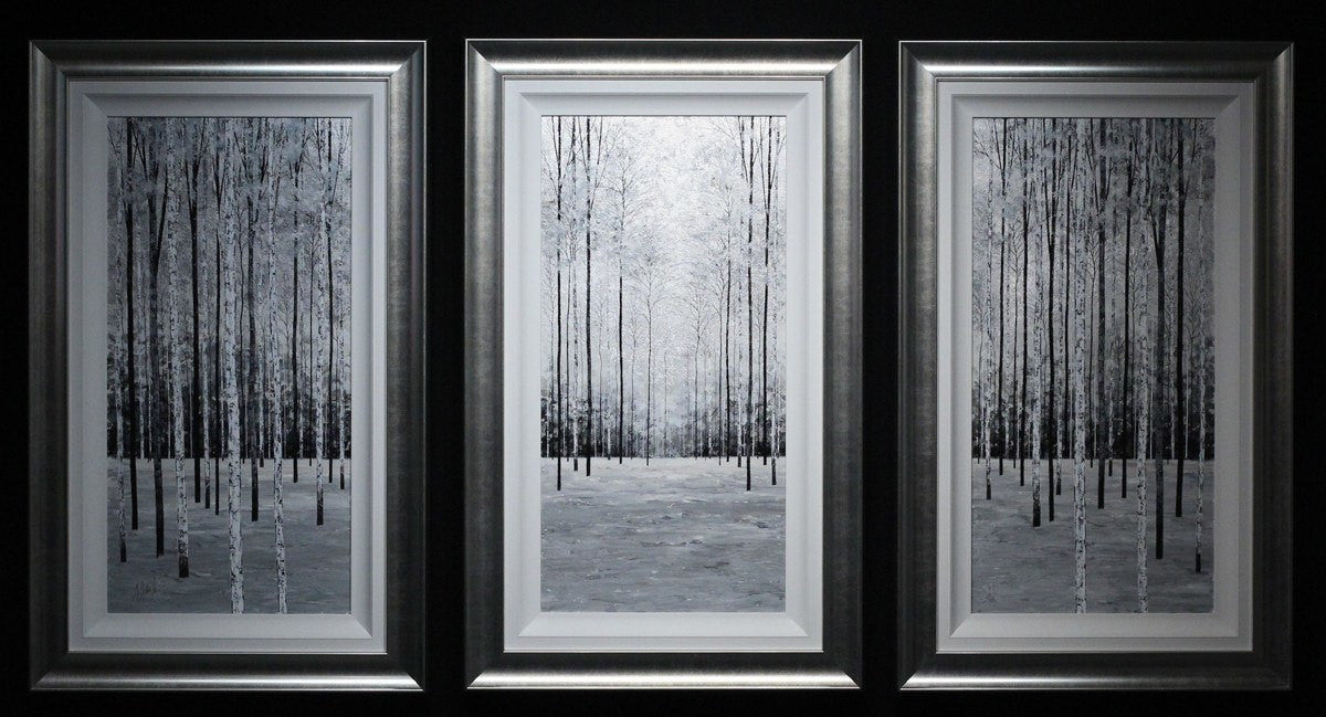 Silver Birches Triptych - SOLD Alex Jawdokimov