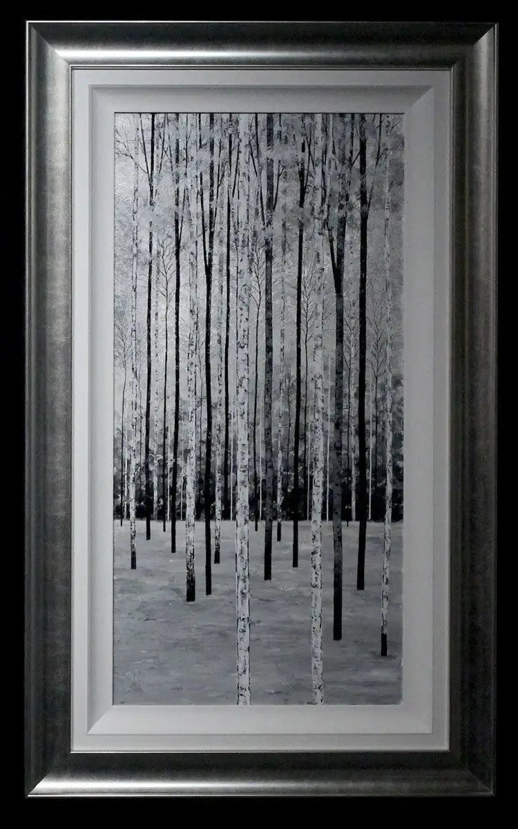 Silver Birches Triptych - SOLD by artist Alex Jawdokimov - Wyecliffe Galleries