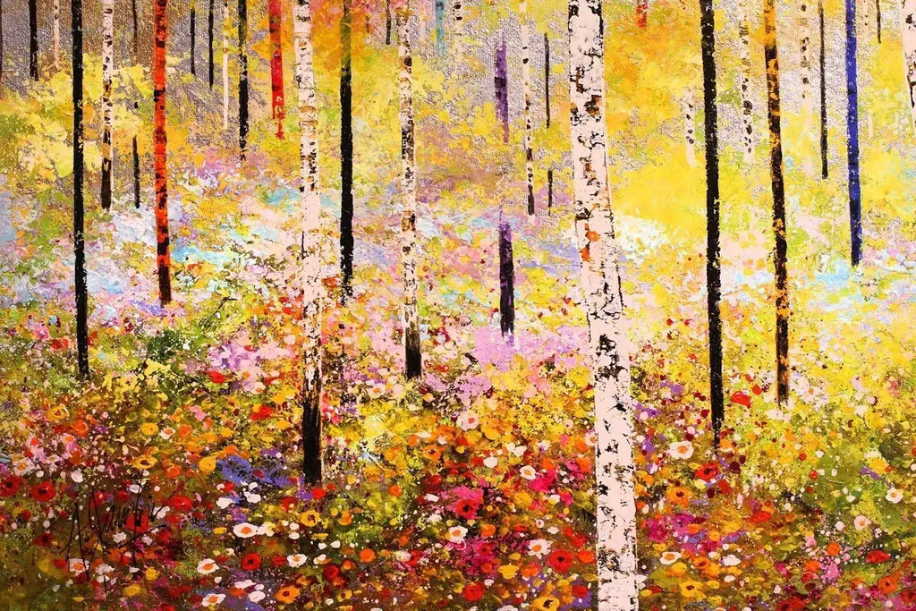 Summer Blooms - SOLD by artist Alex Jawdokimov - Wyecliffe Galleries