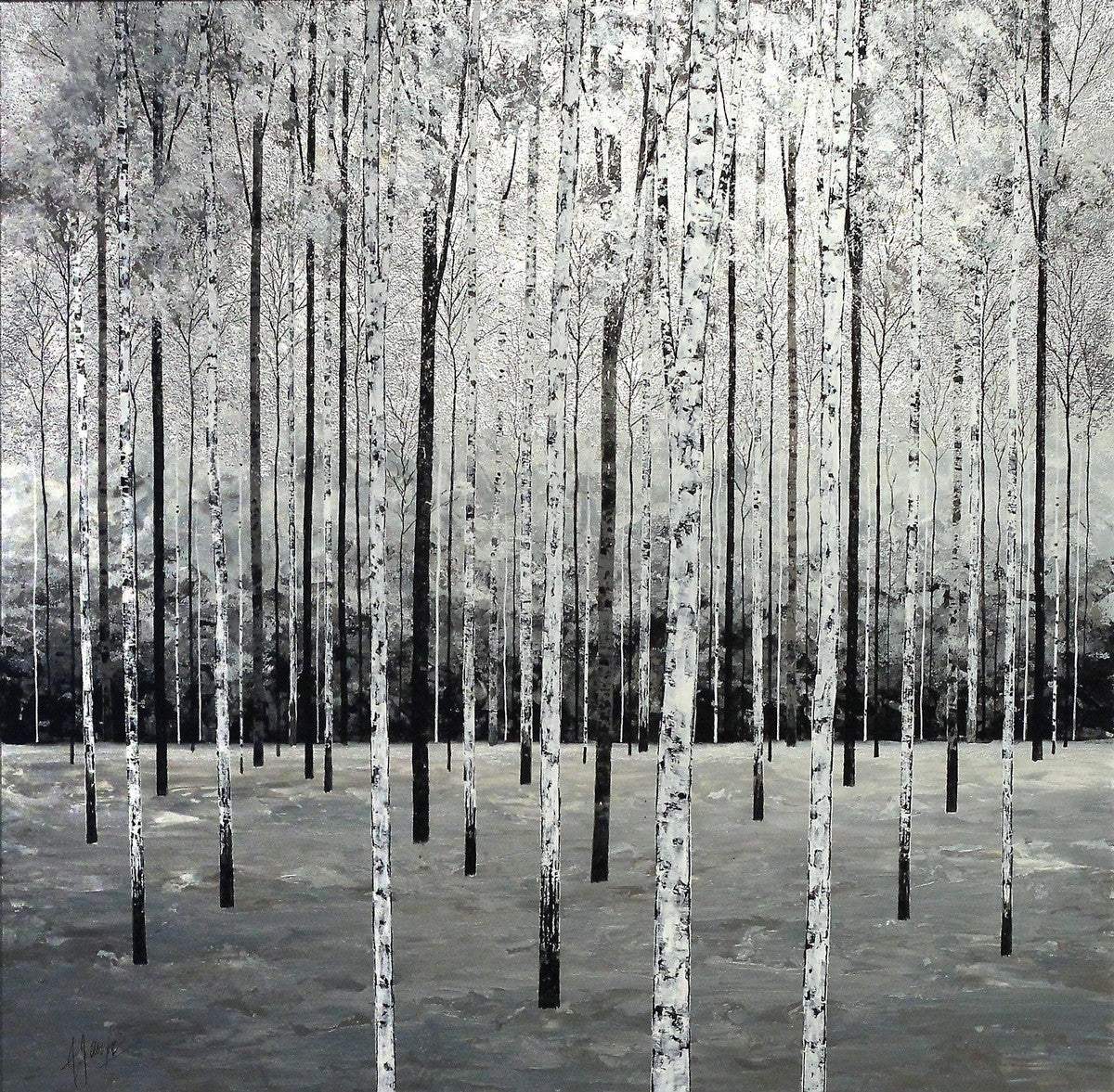 Winter is Here - SOLD by artist Alex Jawdokimov - Wyecliffe Galleries