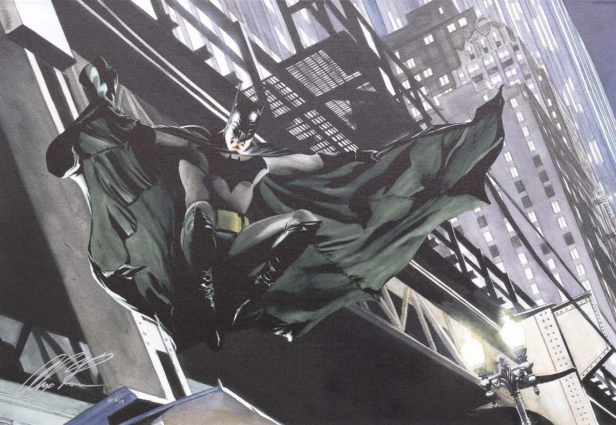 Descent on Gotham - Edition - SOLD by artist Alex Ross - Wyecliffe Galleries