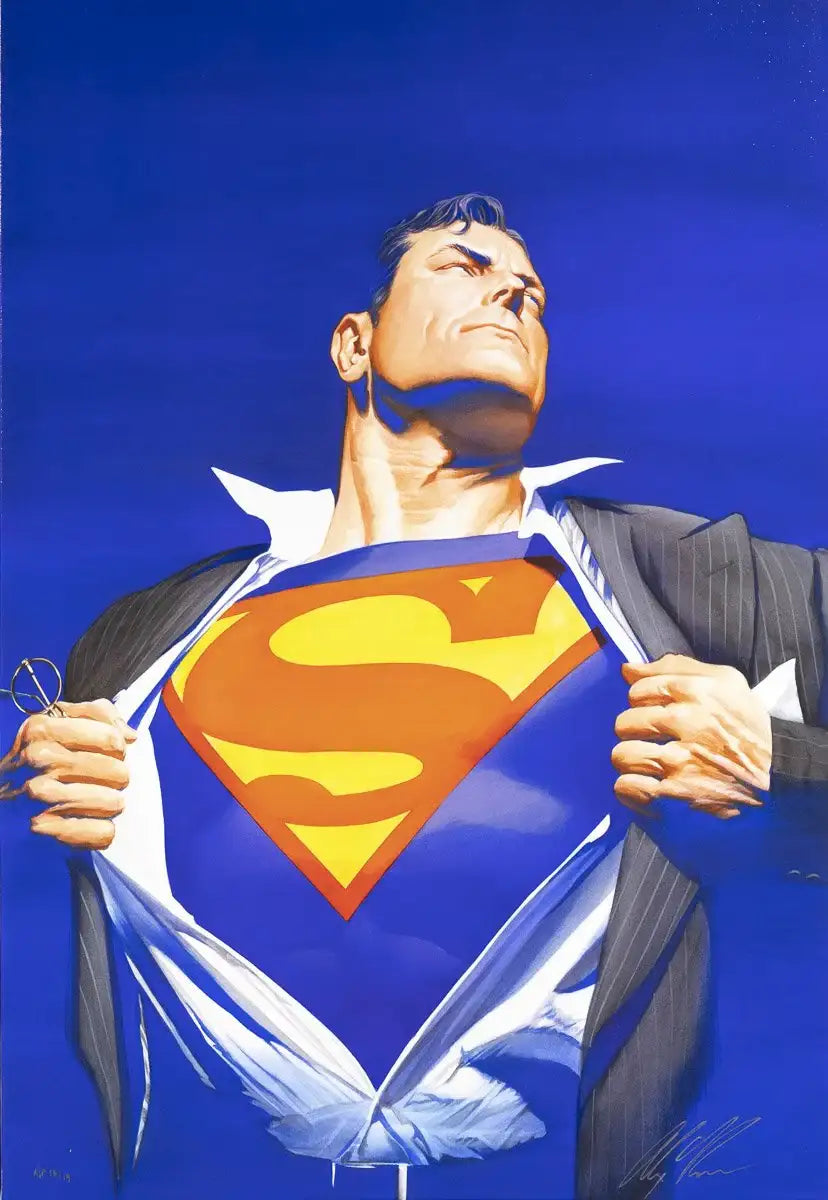 Superman Forever - Edition - SOLD by artist Alex Ross - Wyecliffe Galleries