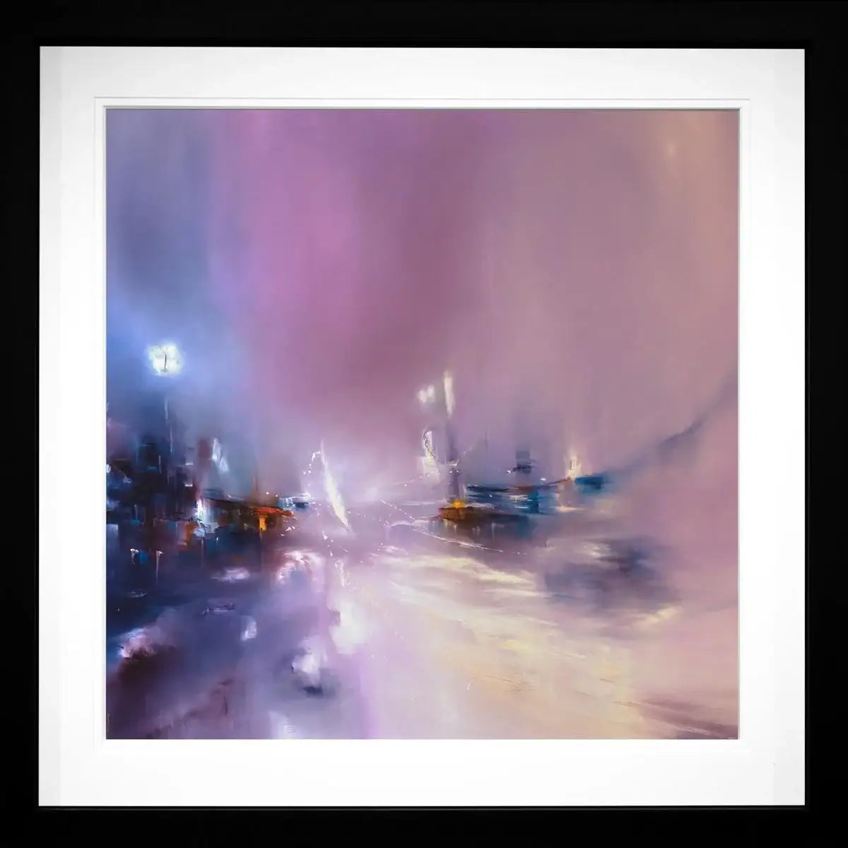City Lights - Original - SOLD by artist Alison Johnson - Wyecliffe Galleries