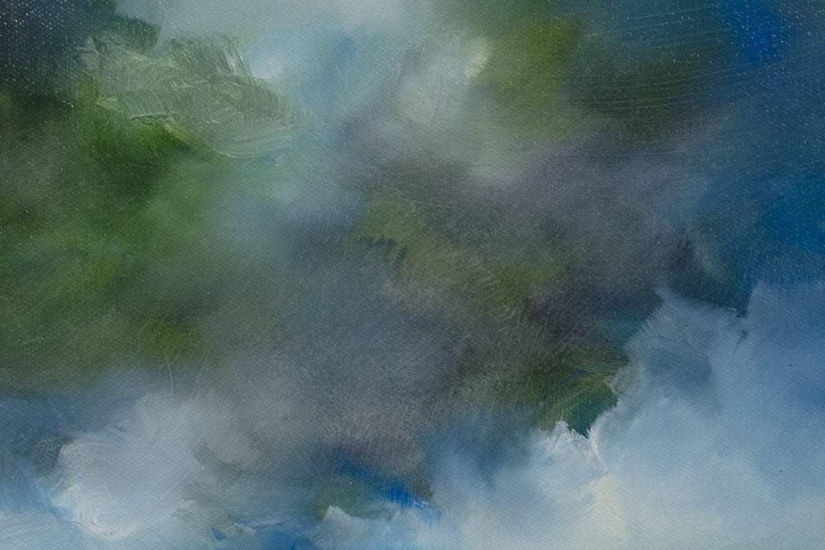 Ocean Breeze - Original - SOLD by artist Alison Johnson - Wyecliffe Galleries