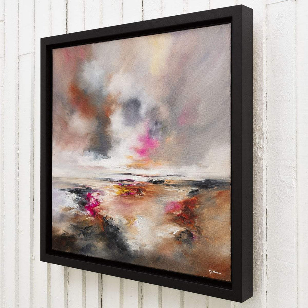 Pink Love - Original - SOLD by artist Alison Johnson - Wyecliffe Galleries