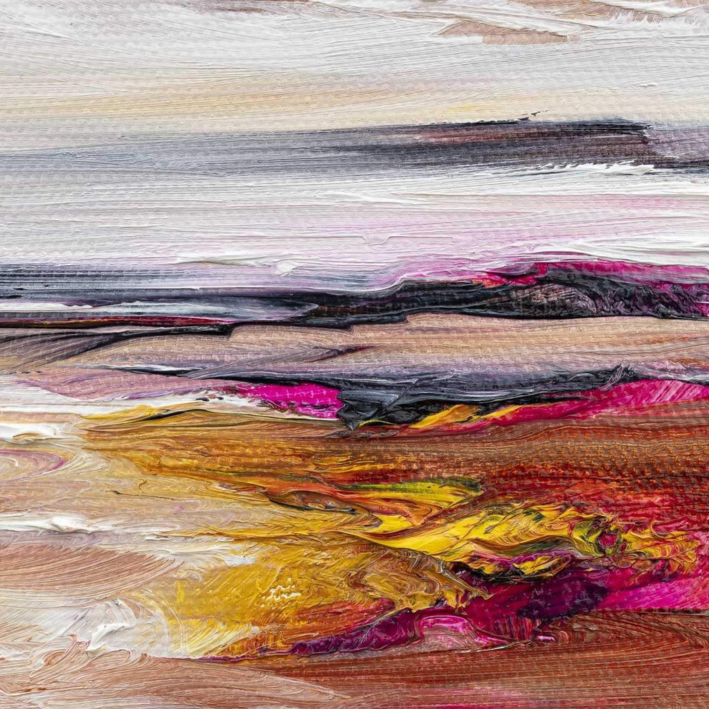 Pink Love - Original - SOLD by artist Alison Johnson - Wyecliffe Galleries