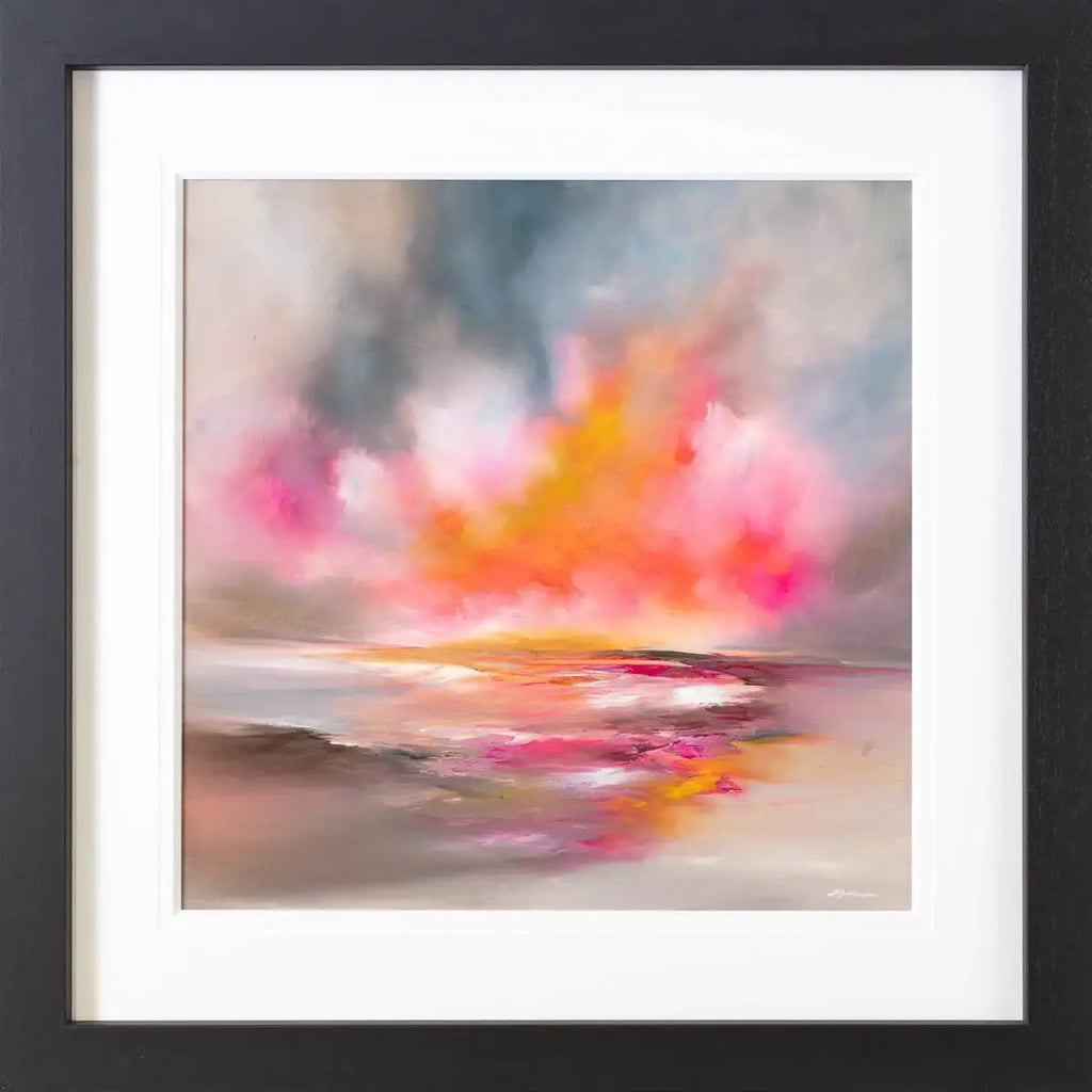 Pink Pop - Original - SOLD by artist Alison Johnson - Wyecliffe Galleries