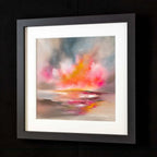 Pink Pop - Original - SOLD by artist Alison Johnson - Wyecliffe Galleries