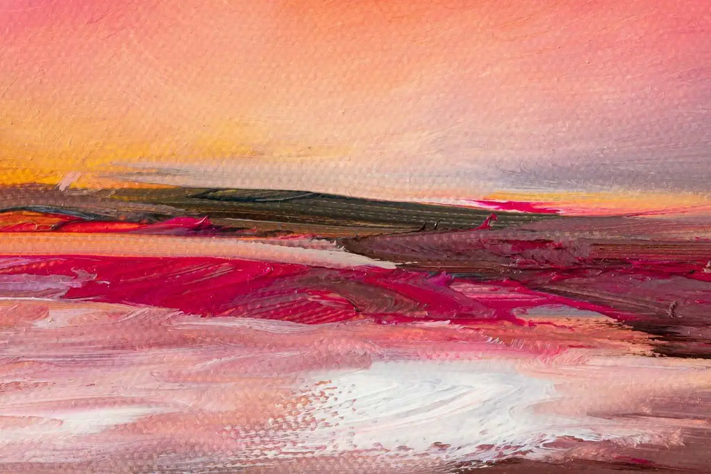 Pink Pop - Original - SOLD by artist Alison Johnson - Wyecliffe Galleries
