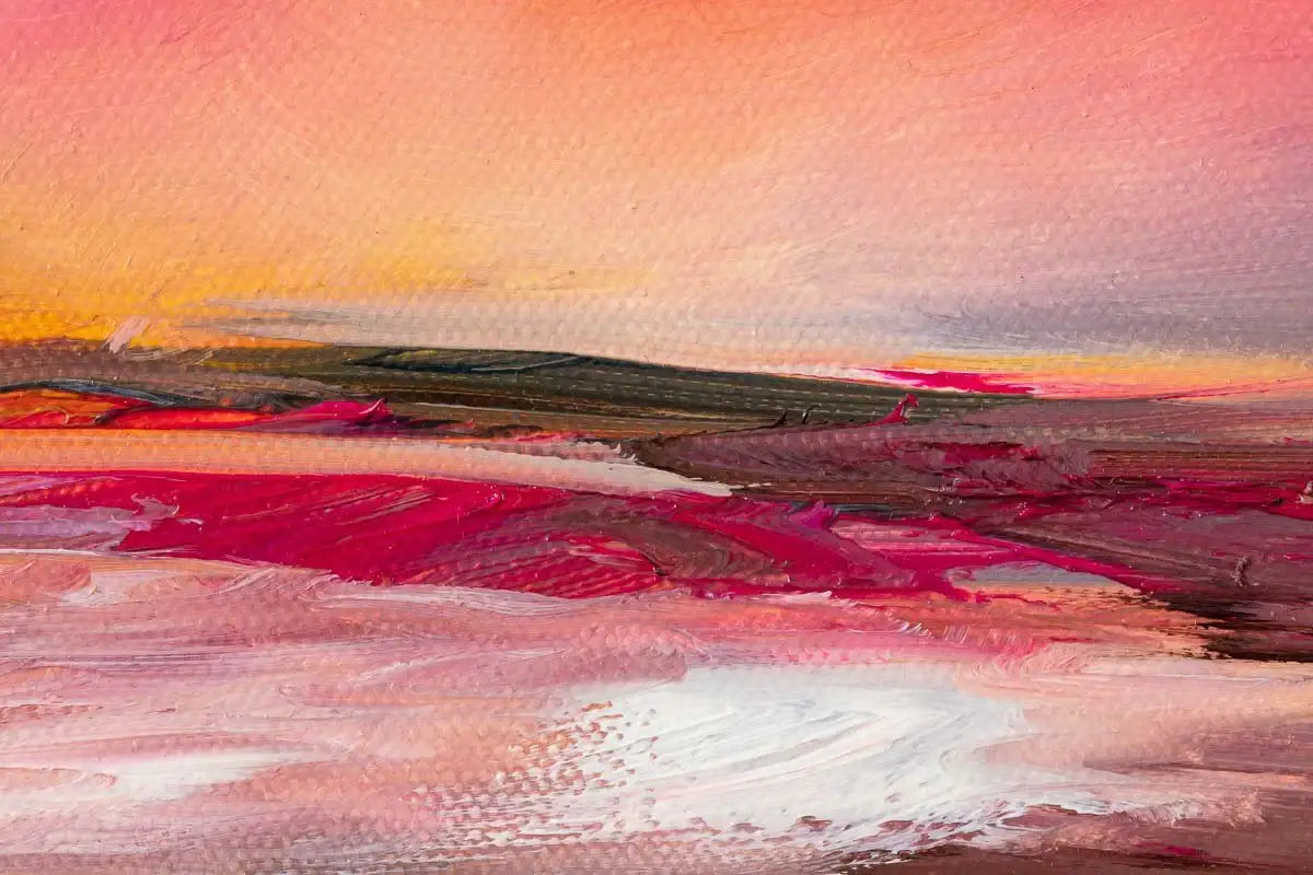 Pink Pop - Original - SOLD by artist Alison Johnson - Wyecliffe Galleries