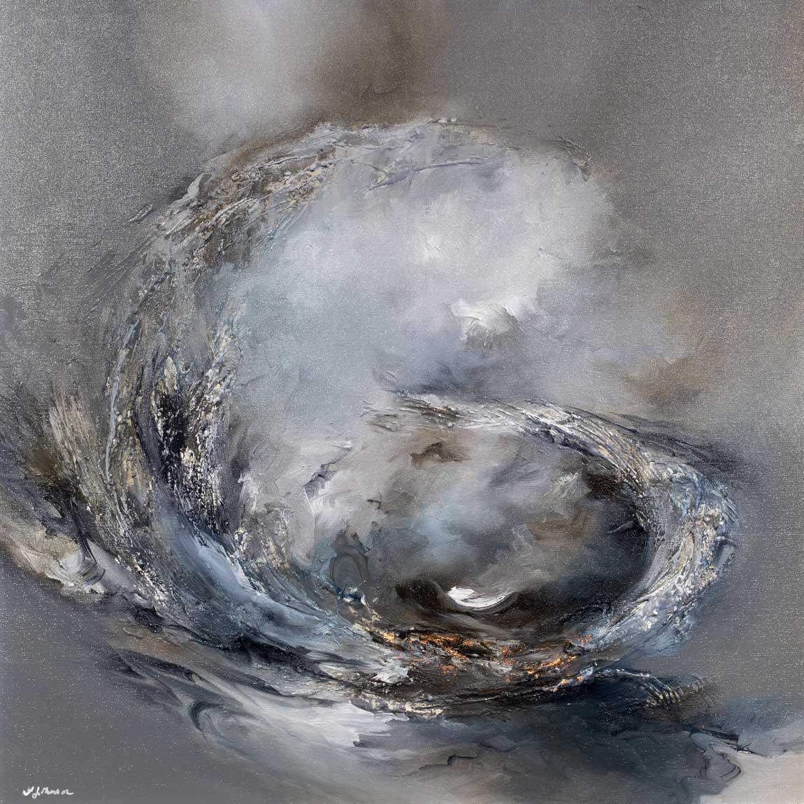 Spin Drift - Original - SOLD by artist Alison Johnson - Wyecliffe Galleries