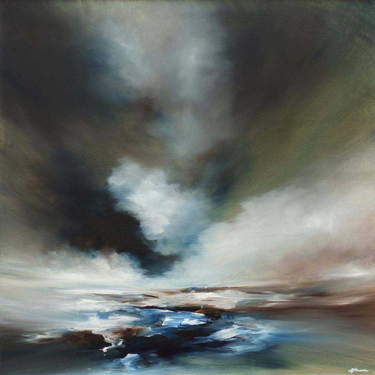 Open Skies - Original - SOLD by artist Alison Johnson - Wyecliffe Galleries