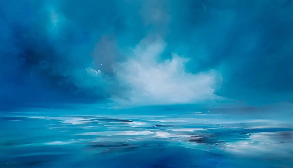 Within Infinite Space - SOLD by artist Alison Johnson - Wyecliffe Galleries