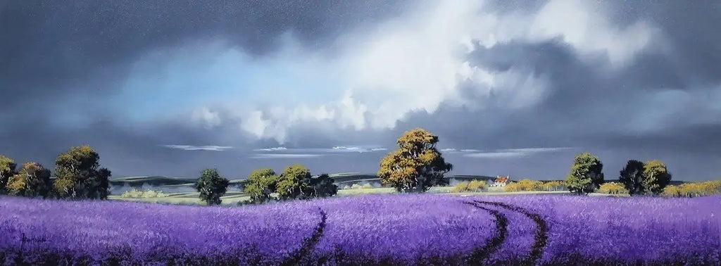 A Break in the Clouds - SOLD by artist Allan Morgan - Wyecliffe Galleries