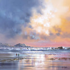 A Stroll by the Sea - Original - SOLD by artist Allan Morgan - Wyecliffe Galleries