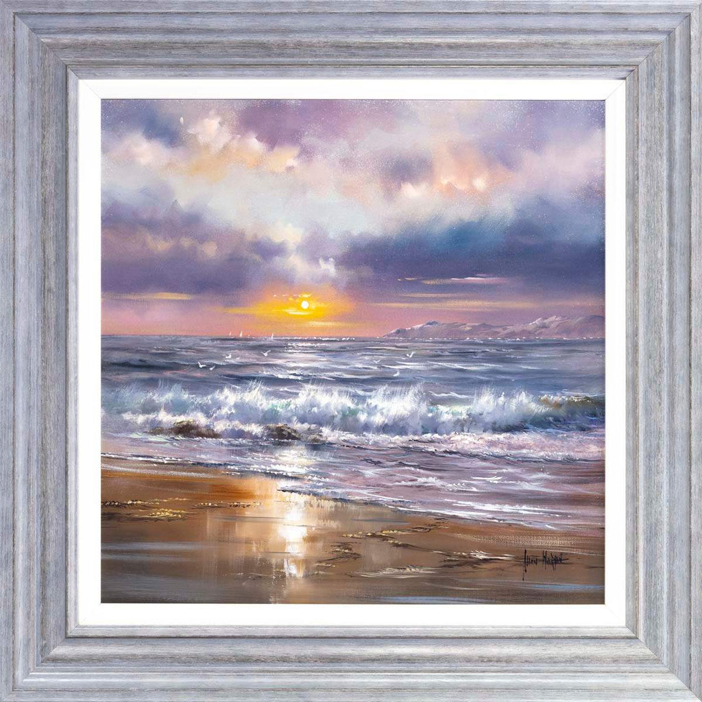 A Tidal Sunset - Original - SOLD by artist Allan Morgan - Wyecliffe Galleries