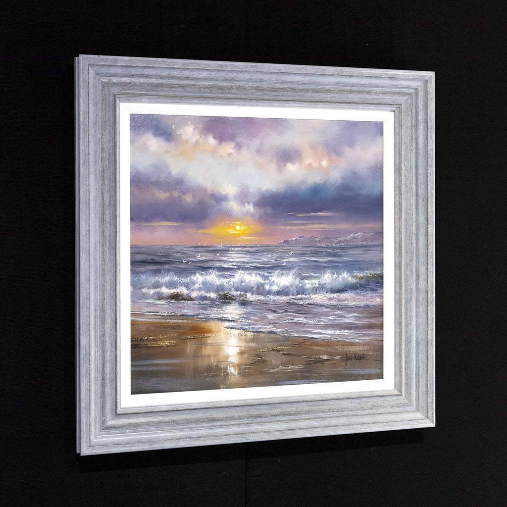 A Tidal Sunset - Original - SOLD by artist Allan Morgan - Wyecliffe Galleries