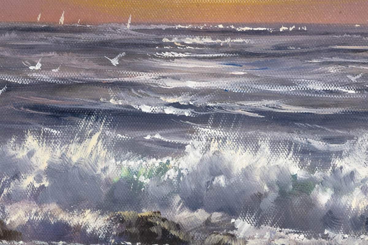 A Tidal Sunset - Original Allan Morgan Original