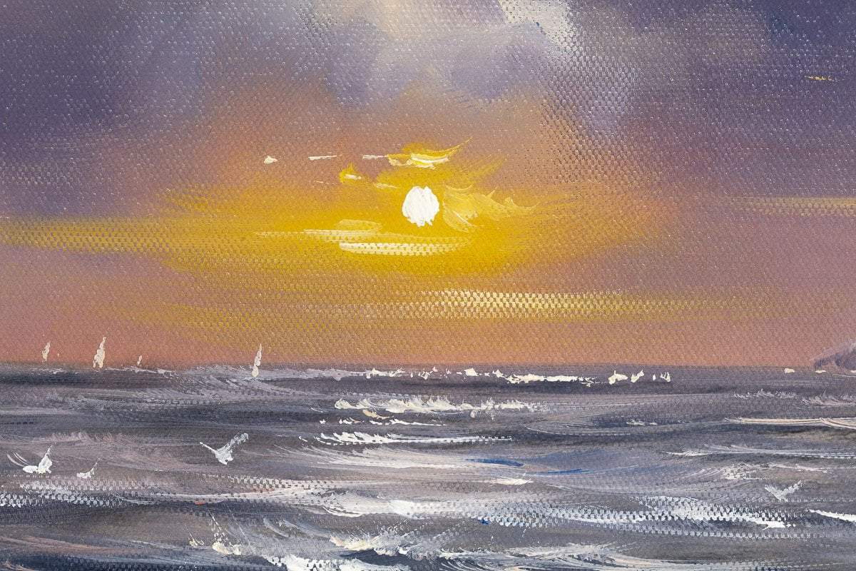 A Tidal Sunset - Original Allan Morgan Original