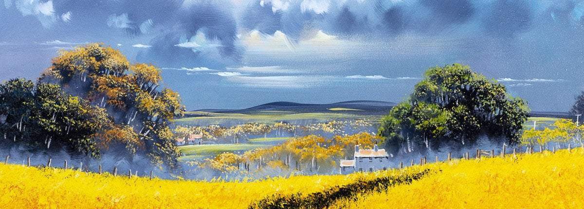 Amber Glow - Original - SOLD by artist Allan Morgan - Wyecliffe Galleries